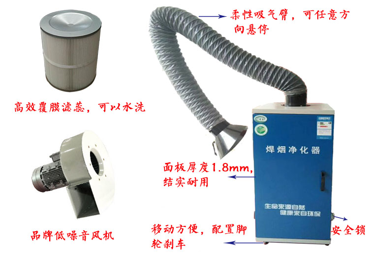 焊煙凈化器是如何清灰的？